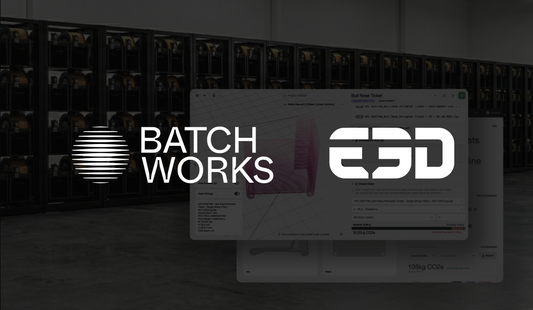Batch.Works and E3D sign strategic partnership to scale circular 3D printing farms in the UK and globally