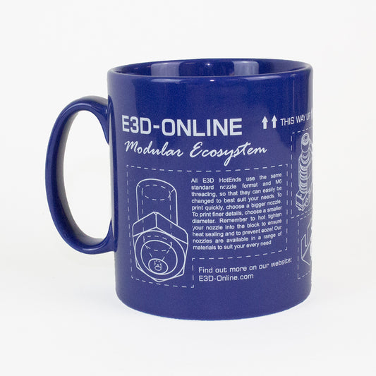 E3D Ecosystem Blueprint Mug - Navy